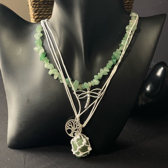 Bohemian Style - Tree of Life Multilayer Pendant Choker - Picture 3 of 4